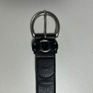 Relic Faux Leather Silver Buckle Belt